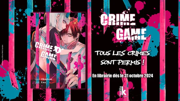 Le manga Crime Game arrive en France chez Komikku