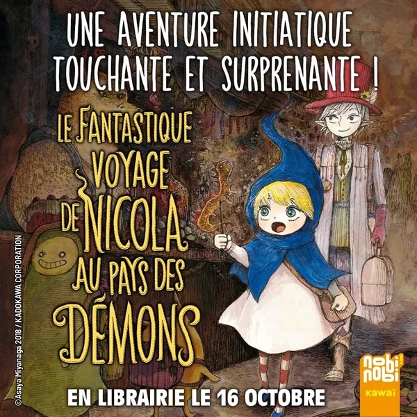 Le voyage enchanteur de Nicola au pays des démons arrive chez nobi nobi !